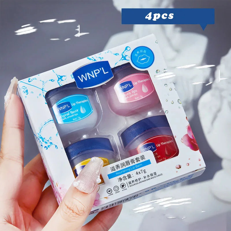 Natural Moisturizing Lip Mask Lip Balm Healing Moisturizing & Repairing Without Greasiness Winter Lip Care Kit Holiday Gift