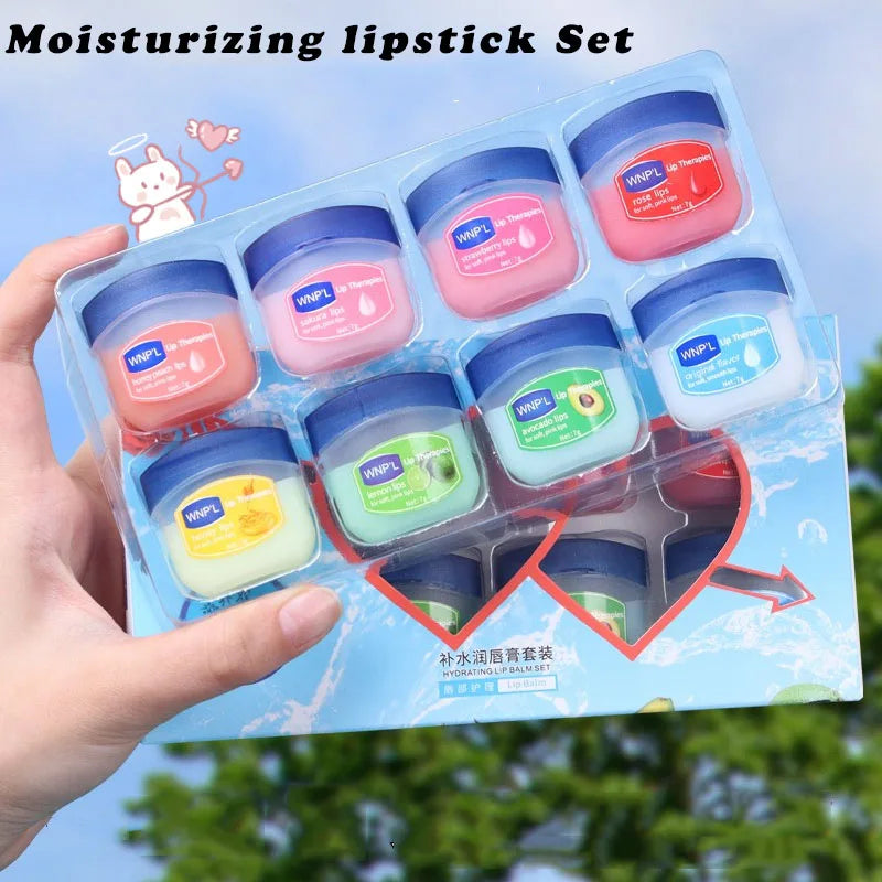 Natural Moisturizing Lip Mask Lip Balm Healing Moisturizing & Repairing Without Greasiness Winter Lip Care Kit Holiday Gift